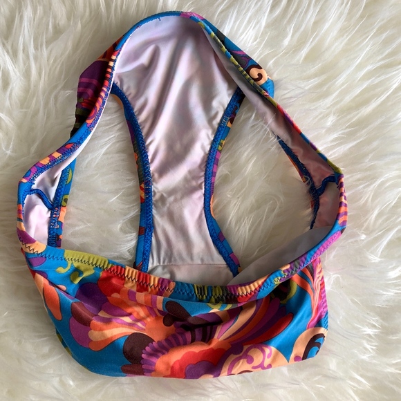Trina Turk Coachella print triangle halter bikini - Picture 7 of 7